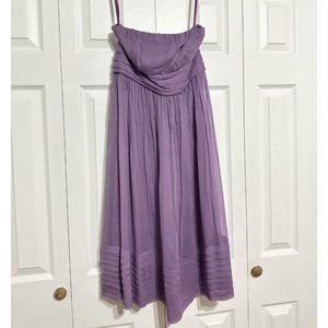 J.Crew strapless size 2 light purple dress